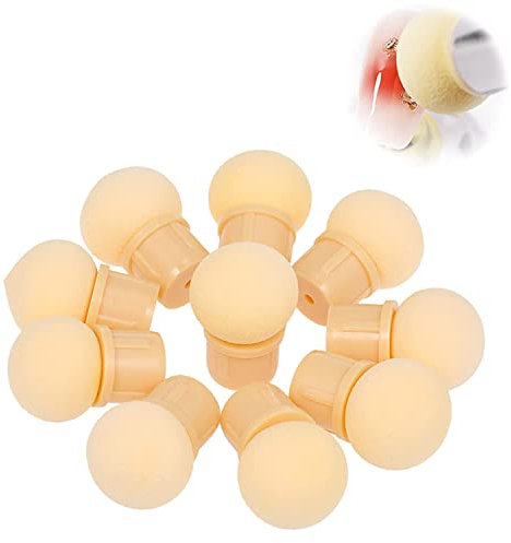 10 Pièces têtes d'éponge remplaçables, Brosses à ongles rondes TêTes D'éPonge Recharge, D'Art Des Ongles Outils