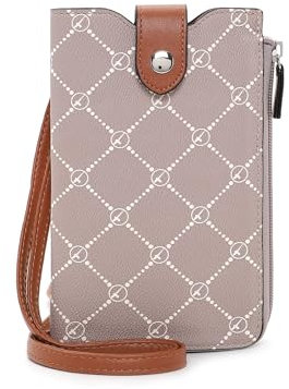 Tamaris Handyetui TAS Anastasia Classic 31778 Damen Handyetuis Print taupe 900