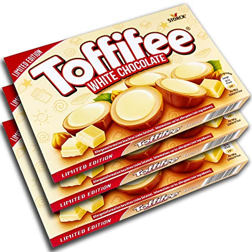 3er Set Toffifee White Chocolate weiße Schokolade 3 x 125 g