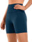 CRZ YOGA Naked Feeling Damen Radlerhose Blickdicht Hohe Taille Kurze Sporthose Yoga Sommer Shorts für Gym Sport - 15cm FRANZÖSISCHE Marine 38