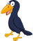 kleberio Aufkleber Rabe wasserfest Sticker Familie Vogel lächeln Tier Krähe Schnabel Kinder Deko Autoaufkleber 12 x 9 cm