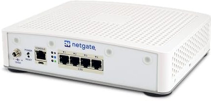 Netgate 4200 Max, Gateway di Sicurezza pfSense+, CPU Intel Atom 4-Core, 4 GB RAM, 128 GB SSD, 4 Porte 2.5 Gbps