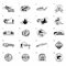 Aufkleber Angeln Fish Hunter Angler Fischer Fisch Karpf Jäger Wappen Flag Fahne Sticker Folie