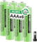 OSIM 6Pack BK-40AAABU Ni-MH AAA Rechargeable Batteries 1.2V AAA Ni-MH Rechargeable Batteries 400mah for Panasonic Cordless Phones, Remote Controls, Electronics