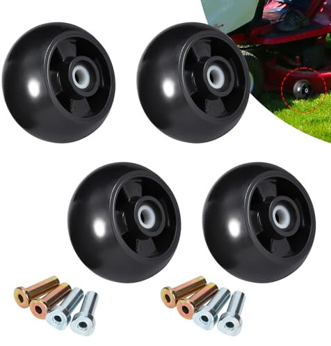 Kit di 4 ruote in plastica AM125172 per John Deere da 121,9 cm, 137,2 cm, 152,4 cm, 157,5 cm, 182,9 cm, trattorino tosaerba