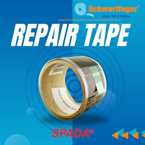 SPADA®Repair Tape - Wasserdichtes, Hochfestes, Flexibles Band für Reparaturen - Ideal für Haushalt, Outdoor & Auto - 50mm x 1,5m, Schwarz