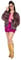 WILBERS & WILBERS 4498 - Partyjacke für Festival/Silvester mit Glitzerfransen, Fransenjacke, Kostüm für Karneval