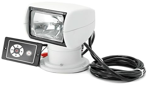 EIOLWJIEO Projecteur de télécommande de bateau 12V projecteur Led projecteur de bateau marin pour Yacht camion voiture Marine lumineux étanche