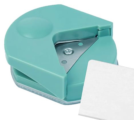 Eckenabrunder Mini Eckenrunder Set Tragbare Eckenstanzer Eckenstanzer Für Papierhandwerk, Eckenschneider, Radiusschneider Ecke Papierstanzer Scrapbooking Werkzeug für Foto Karten(Neu Blau)