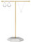 Présentoir Bijoux,Porte-Bijoux,Présentoir Collier,Organisateur de Bijoux en plaqué métal T-Bar pour Bracelets,Colliers,Boucle d’Oreilles