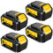 DCB184 8.0Ah/8000mAh Battery Replacement for 18V Dewalt Battery Compatible with Dewalt 18V Battery DCB206 DCB204 DCD/DCF/DCG Series Cordless Power Tools (4Packs)