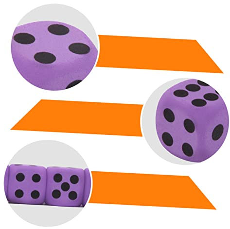 ifundom Würfelspiel-Box 4 Stück 3 8 cm Würfel Spielzeug Zahlen Punkte Lustige Pädagogische Aktivitäten Würfel Für Jungen Und Mädchen