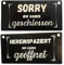 Doppelseitiges Schild geöffnet, geschlossen. Hängeschild, Dekoration an der Tür, Wanddekoration, Geschenk, Holzschild, natürliche Dekoration