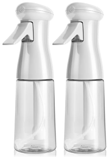 Botella de spray para el cabello, botellas de spray vacías Continuous Mister, pulverizador de agua de niebla ultrafina para peinado, limpieza, plantas, barberos, salones, aromas de aceites esenciales