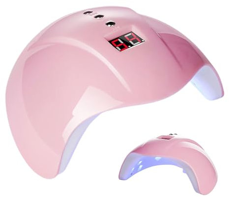 UV LED Nail Lamp | 36W UV Light LED Gel Lamp with 4 Timers,Professional Portable Toenail Dryer Fast Curing Nail Beauty Accessories for Resin