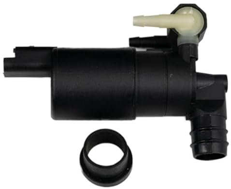 JOVERI Motor de Bomba de limpiaparabrisas Delantero y Trasero con Ojal, for Peugeot, 207 307 308 807 1007, Doble Salida de Agua Bomba de Repuesto para Limpieza de Parabrisas