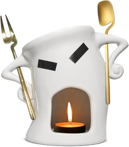 EOQIFJM Canister With Attitude Chocolate Fondue Mug,Ceramic Canister with Personality Kitchen Storage Jar for Coffee Tea Sugar Decorative Home Decor Container Fondue Cup for Date Night and More