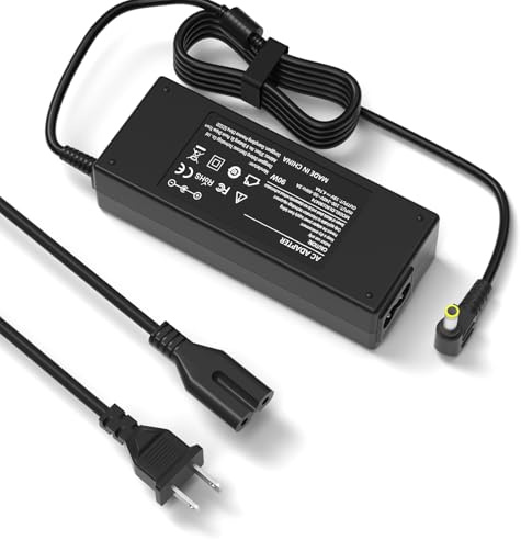 VillaCool Cable de alimentación de repuesto de 19,5 V para Sony Bravia TV de 24 pulgadas, 32 pulgadas, 40 pulgadas, 42 pulgadas, 48 pulgadas, KDL-40W600B, KDL-48W600B, KDL-48650D, KDL-48R510C, KDL
