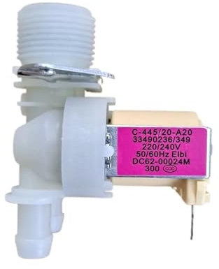 ZWFYJEWU Electric Water Inlet Solenoid Valve, Compatible For Samsung, Washing Machine DC62-00024M Washer Parts