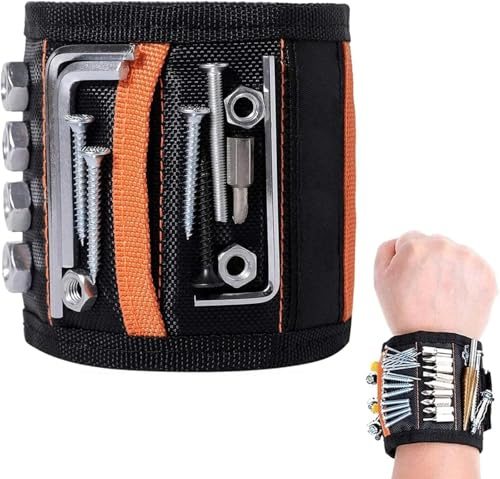 Geschenke für Männer, Magnetisches Armband mit 15 Magneten, Magnetarmband Handwerker, Männergeschenke, Papa Geschenk,Adventskalender Männer Füllung