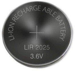 2 X Batteria ricaricabile LIR 2025 litio bottone li-ion 3,6 V …