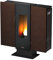 Cadel Wall autonome Pella ou Pellet Wenge – Poêle (autonome, wenge, 18 kg, Back/Top/Side, topaze ou Pellet, 216 m³)