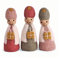 Én Gry & Sif Heilige DREI Könige, Krippenfiguren aus Filz, Hand-Made, fair-Trade, Kinderzimmerdeko, besondere Weihnachtskrippe, 10 cm groß