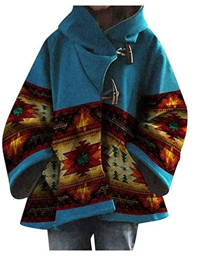 Damenmantel Winter Yellowstone Beth Dutton Kelly Reilly Fleecejacke mit Kapuze Hornschnalle, Farbe: 003, 46
