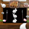 Osterdeko Platzset Tischset Ostern Küche Tisch Dekoration Ostern Tischsets Platzsets Esszimmer Küche Tischdekorations Ostern Tischset Tisch Platzdeckchen for Zuhause, Restaurant, (D, One Size)