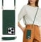 UEEBAI Crossbody Wallet Case for iPhone 14 Pro 6.1 inch, Kickstand with Adjustable Removable Lanyard Neck Strap Case Card Holder Shockproof Cover Magnetic Clasp Cover Flip Case -Green