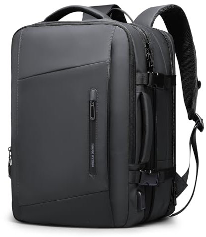 MARK RYDEN Laptop Rucksack Erweiterbar 25-40L, 17.3 Zoll Reiserucksack mit USB Ladeanschluss Wasserdicht Business Rucksack Herren für Geschenke zum Valentinstag