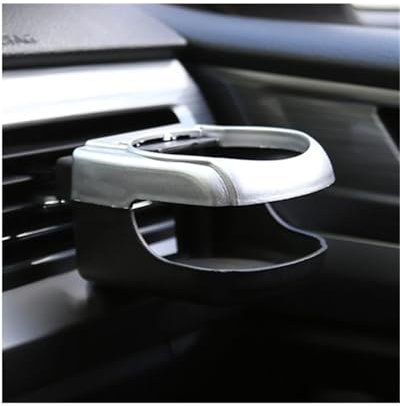 Getränkehalter-Expander 1 Stück Auto Getränkeflaschenhalter für Benz W220 W202 W210 W203 W204 W163 W639 W638 W168 GL Vito Viano C180 Auto Getränkehalter(Silver)