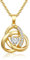 KENIY Kette Damen Zirkonia Anhänger Halskette Damen Silber Herz Charm Necklace Verstellbare Halskette Damen Silber 925 Premium Freundschaftskette Keltischer Schmuck Geschenk für Sie Frau Freundin Mama