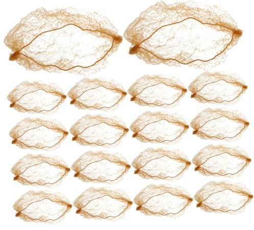 Healvian 50stücke Haarnetz Für Damen Unsichtbare Dutt-haarnetze Elastische Haarnetze Für Ballett Und Alltag Für Frisuren Hochwertige Haaraccessoires