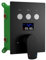 KAITAIHD Concealed 3 Way Shower Mixer Valve Smart Digital Display Brass Shower Valve, All Functions Can Used at Once, Matte Black