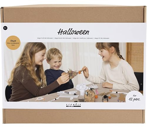 Craft Kit - Halloween Decorations - Insects, Worms and Tombstones - Assorted Colours - 1 Pack