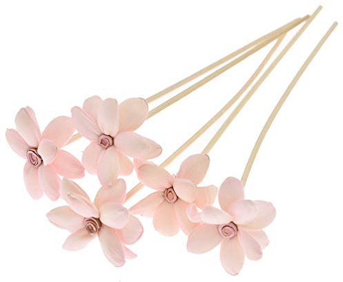 Kesheng 5X Rattanstäbchen mit Kugeln Knospen für Raumduft Diffuser Dekor Ersatz