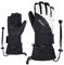 Ziener Damen Milana AS Snowboard-Handschuhe/Wintersport | Wasserdicht, Atmungsaktiv, Black.White, 6