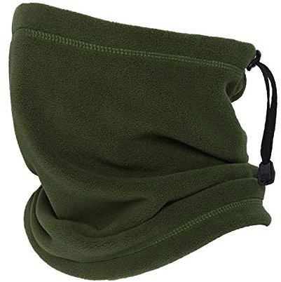 Oscenny Halswärmer Damen Herren Winter Kordelzug 350g Dicker Stretch Antistatisches Fleece Waschbar Schlauchschal für kaltes Wetter Skifahren Radfahren Motorrad laufen