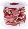 ABOOFAN Schleifenband Dekoband Sterne Perlenkette Perlenband Trendyband Geschenkband Satinband Christbaum Schmuckband Weihnachten Stern Perlen Bastelnband