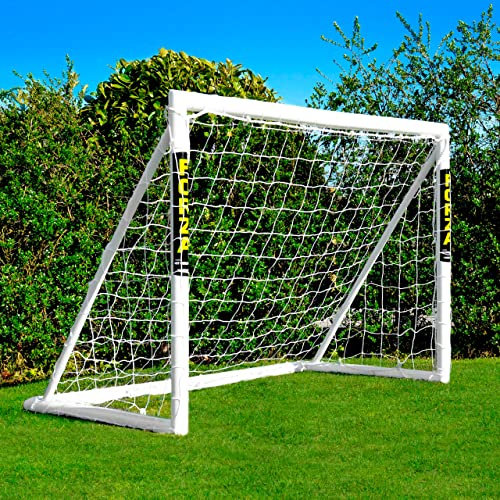 FORZA 6ft x 4ft Football Goal | All Weather uPVC Football Goals – Optional Target Sheet, Ball & Carry Bag – Perfect for Practice & Play ! (Goal Only)