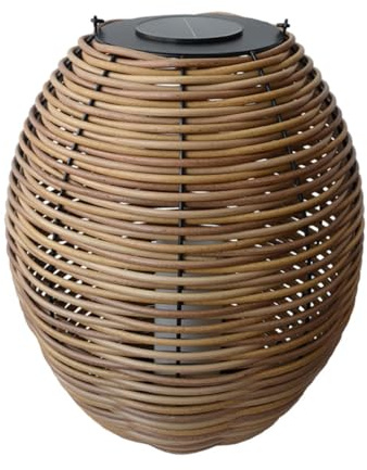 Lanterne Solaire tressée Alicia h56cm - Orium