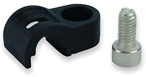 GreVeloro® Bremszug Halter Klammer + Schraube M4 Bremszughalter Bowdenzughalter Fahrrad Brems-Zug Führung Schaltzug