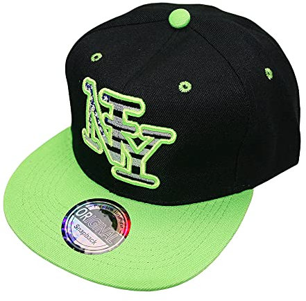 NY Baseball Snapback Cap New York originelle Caps für Coole Typen (Green)