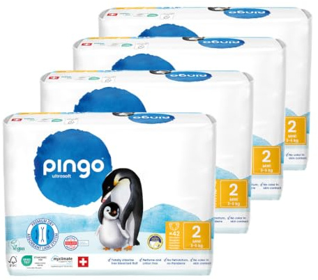 Pingo Windeln T2 (3-6 kg), 168 Stück