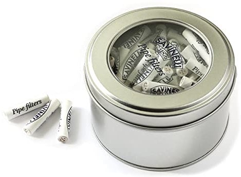 Savinelli - Filtri per tubi a carbone, diametro 9 mm, totale 100 filtri