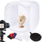 BOLLUMA Fotobox zum Fotografieren, Fotostudio 60x60 cm Foto Box Photobox Photo Box Lichtzelt mit 4 Hintergründe, Tragbar Fotozelt für Fotografie zum Schmuck Kleine Gegenstände