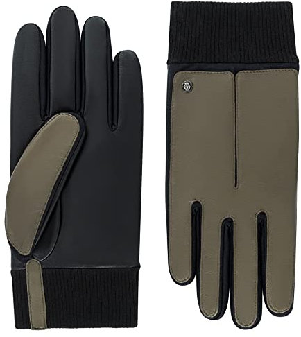 Roeckl Herren Kopenhagen Touch Lederhandschuhe, Moss, 10