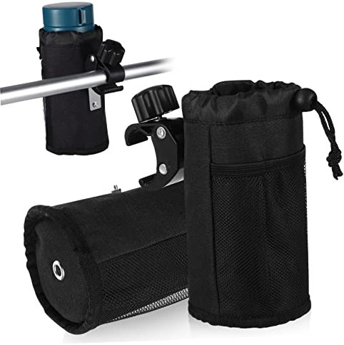 Homoyoyo 2piezas Soporte Botella Agua Bicicleta Portabotellas Manillar Práctica Duradero