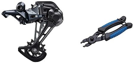 Shimano SLX RD-M7100 SLX 12-speed rear derailleur, Shadow+, SGS, for single,Black & BBB Cycling Chain Link Removal Tool 7-12 Speed I Chain Link Pliers